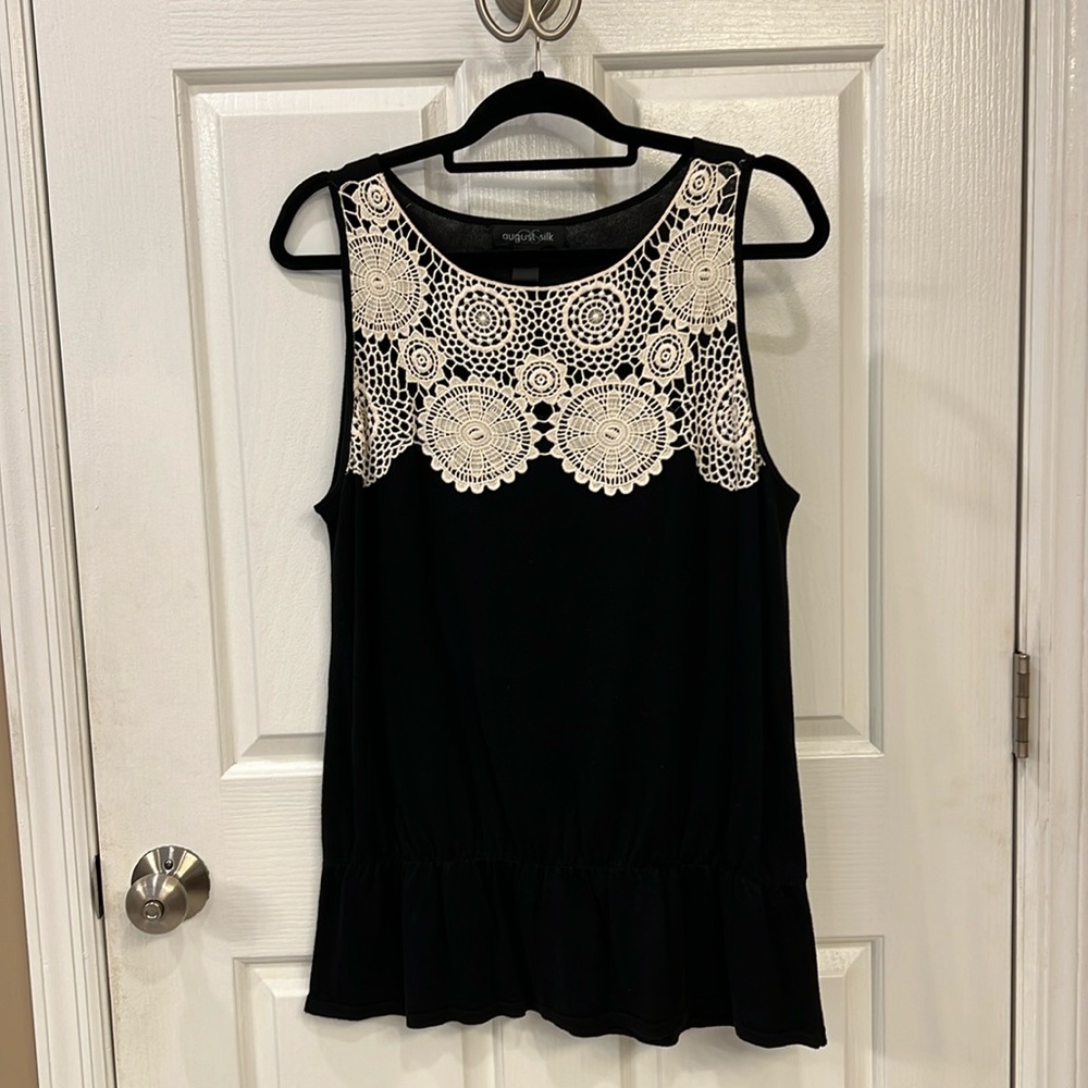 August Silk sleeveless top
